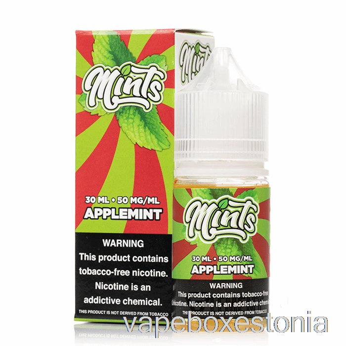 Vape Box Estonia Applemint Salts - Mints Vape Co - 30ml 30mg